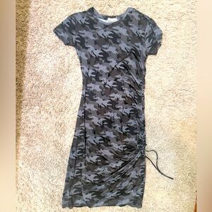 Bailey Blue Gray Asymmetrical Dress